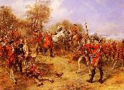 Robert Alexander Hillingford George II at the Battle of Dettingen oil painting on canvas